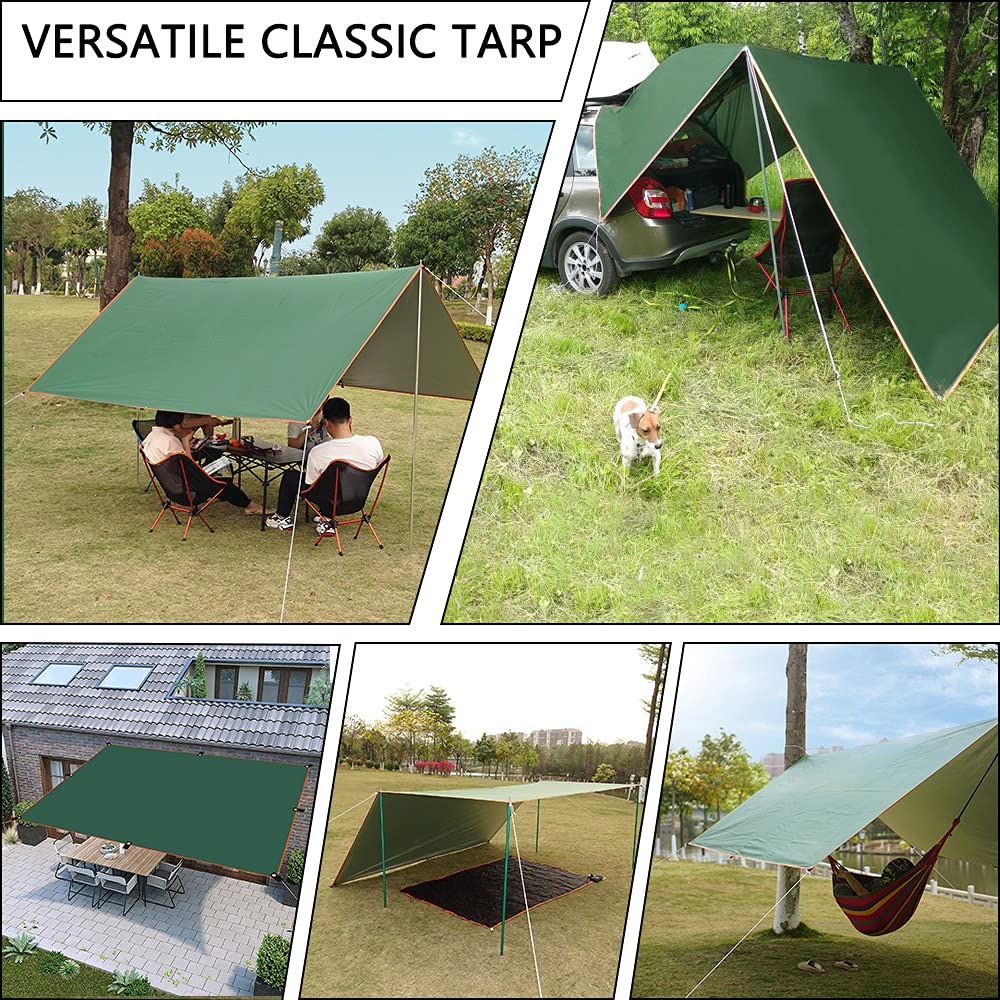 G8UI Top Lander Tenda Kanopi Outdoor Camping Tent Waterproof 3x3 MeterTl1Green Or-i