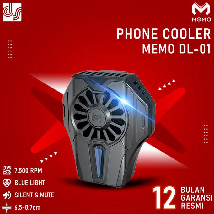 MEMO DL01 DL-01 Mobile Cooling Fan Cooler Radiator Kipas Pendingin HP