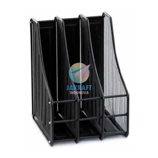

Magazine Box File Besi Jaring 3 Baris Sekat Sap Tier V-TEC Folio FC F4