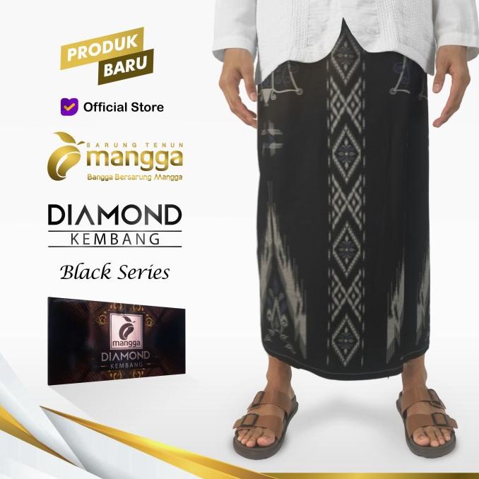 Sarung Mangga Diamond Kembang Black Series DKR38