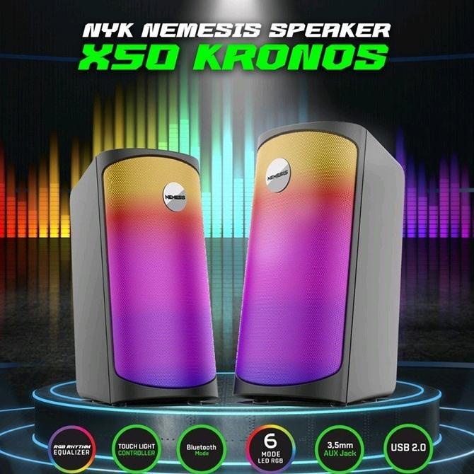 NYK Kronos X50 / X-50 Dual Mode RGB Rythm Bluetooth Gaming Speaker