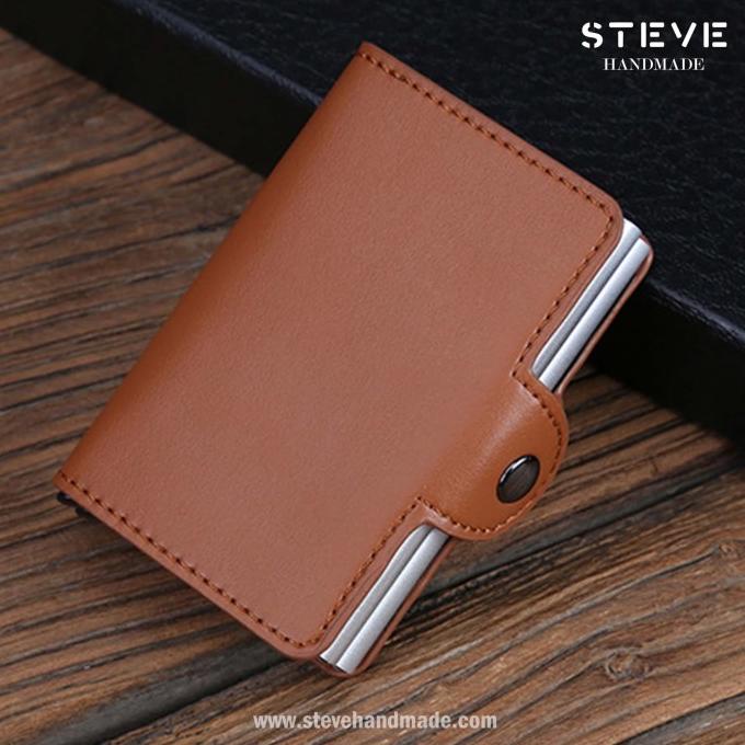 

Tempat Kartu ATM Dompet Kartu Kredit Credit Card Holder Style D Tan