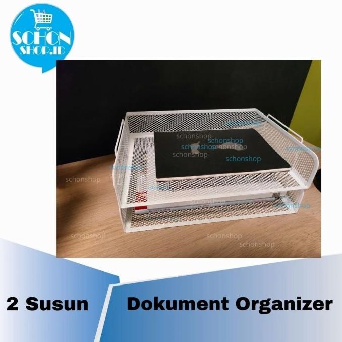 

Rak Dokumen Kertas Surat Tempat Surat 2 susun Tempat File Organizer