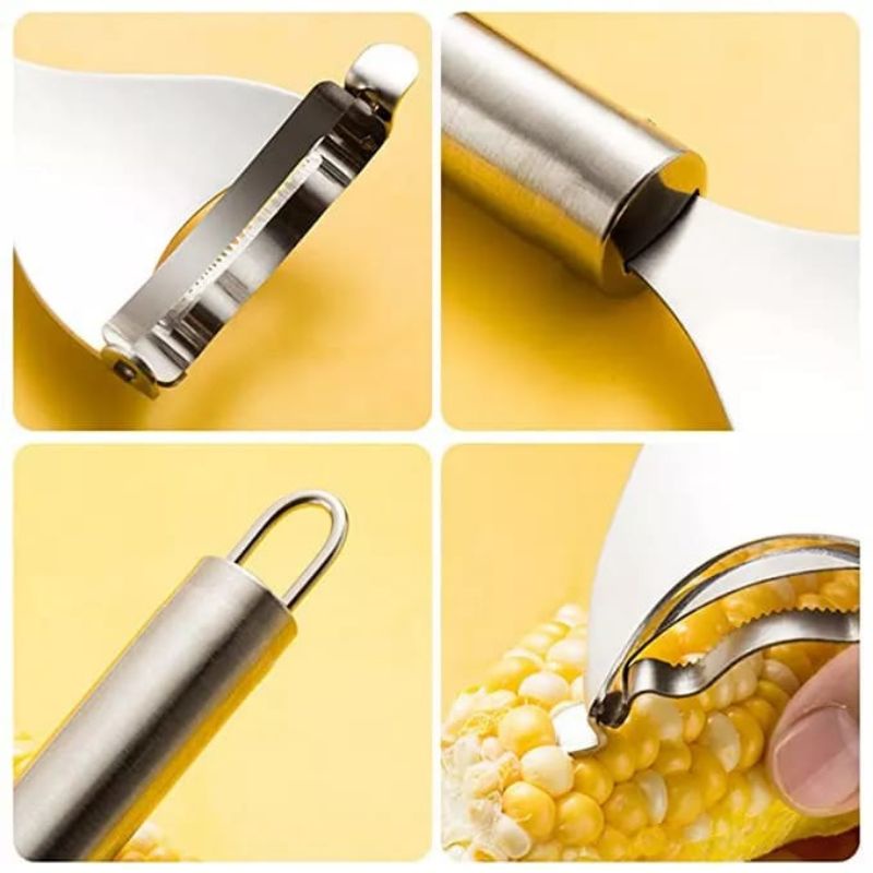 Alat Pengupas Biji Jagung Stainless Steel / Parutan Biji Jagung Praktis Mudah / Serutan Biji Jagung / Alat Serut Jagung / Corn Peeler