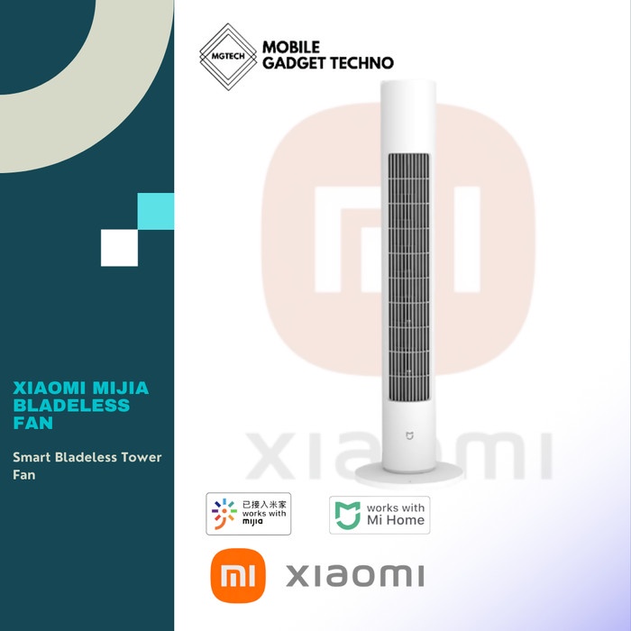 Xiaomi Mijia Bladeless Tower Standing Fan Kipas Angin Air Conditioner