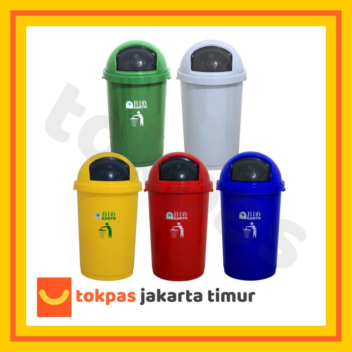Tempat Sampah Besar Bio 50 Liter Green Leaf 2150