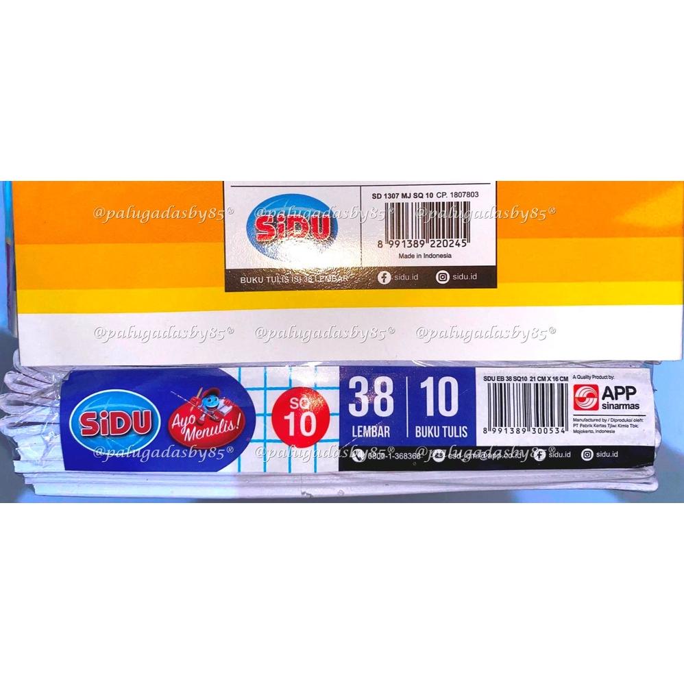 

Terlaris Sidu Buku Tulis Kotak Kotak Sidu 38 10 X 10 Mm / Buku Strimin Sidu 38 Sq 10 (1 Pak Isi 10 Pcs)