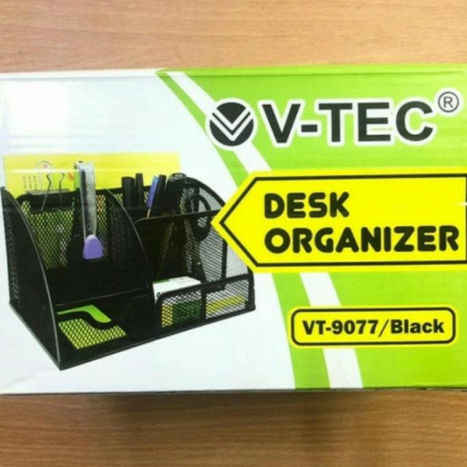 

Desk Set/ Desk Organizer/ Tempat Pensil Vtec 9077 Besi