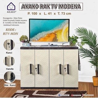 Terlaris Akako - Lemari Plastik Rak Tv Modena (Kode : Rtv Mdn)