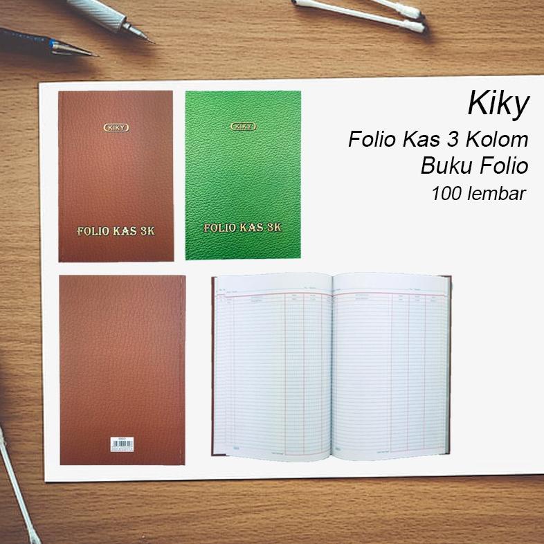 

Termurah Kiky / Folio Kas 3 Kolom / Buku Folio 622241Ck-Bk / 100 Lembar