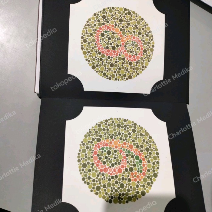 Promo Buku Ishihara 38 Plate / Buku Tes Buta Warna Original Ishihara Terlaris