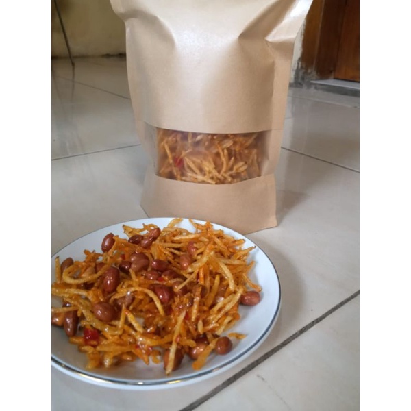 

KENTANG GORENG MUSTOFA VARIAN KACANG TANAH 200 GRAM HOMEMADE TANPA PENGAWET TANPA PEWARNA GARING KRIUK