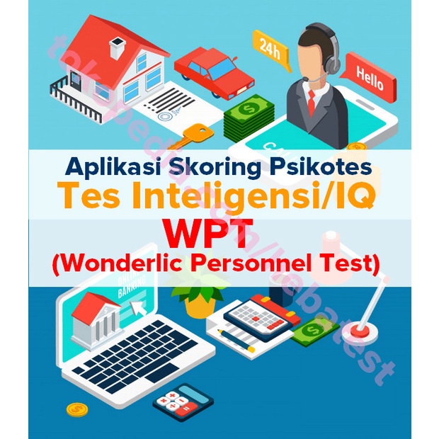 Paket Alat Psikotes dan Aplikasi Skoring Wonderlic (WPT) untuk Tes IQ