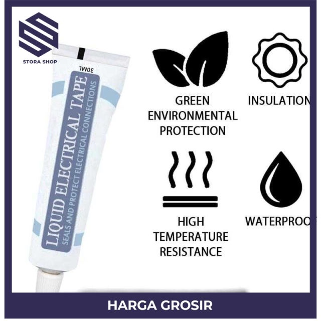 

Synid Lem Kabel Listrik Silicone Insulating High Temperature Glue 30ML - E209 - IDPR IDNEW
