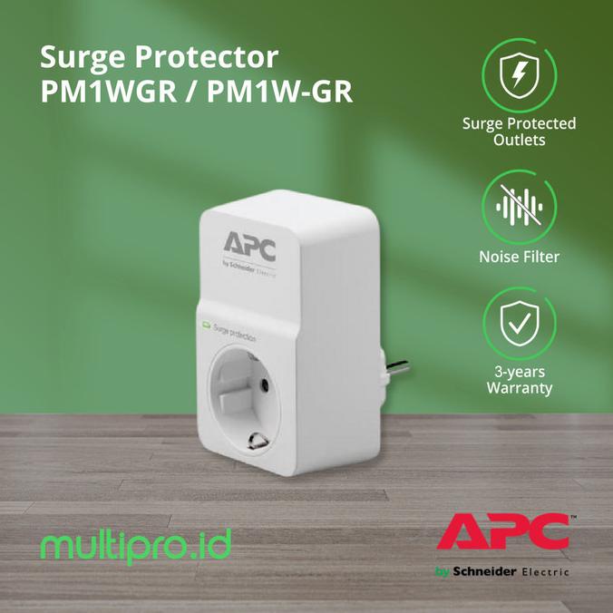 APC Surge Protector PM1WGR / PM1W-GR colokan anti petir
