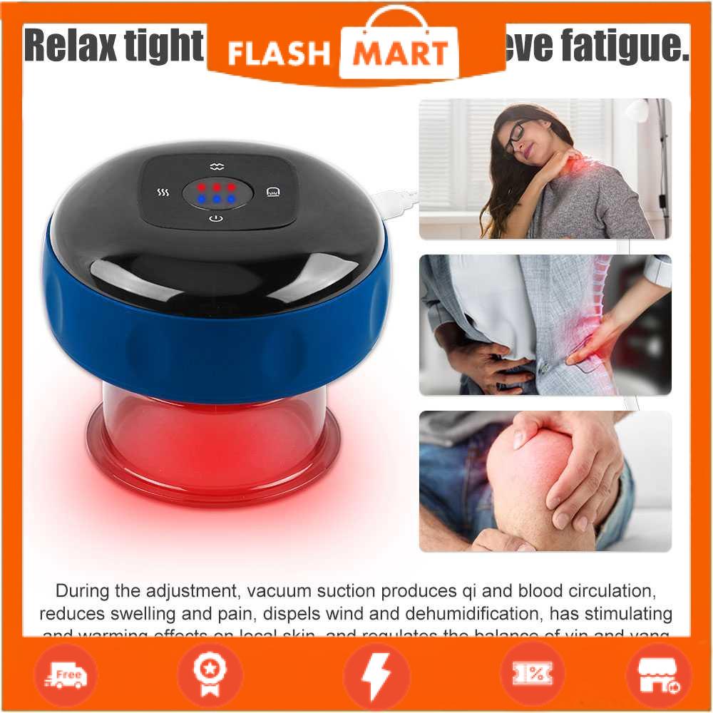 FLASHMART Alat Pijat Bekam Kerokan Elektrik Red Light Therapy Massager - DS-A23