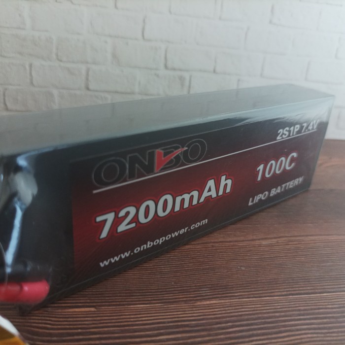 Hardcase Lipo 2s 7.4v 7200mah 100c Onbo Power.