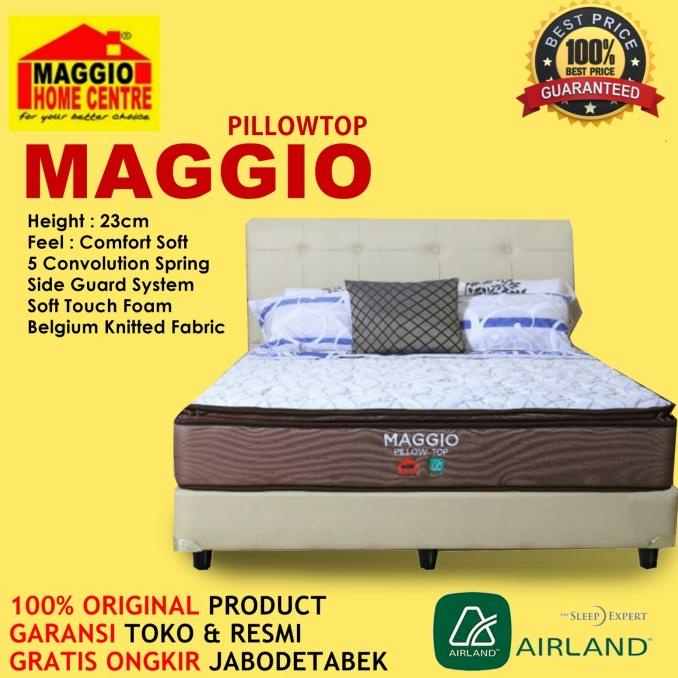 KASUR AIRLAND MAGGIO PILLOWTOP - AIRLAND SPRINGBED sal01