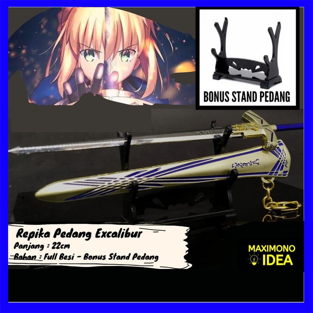 Cuci Gudang Gantungan Kunci Pedang Fate Excalibur Saber Arthuria