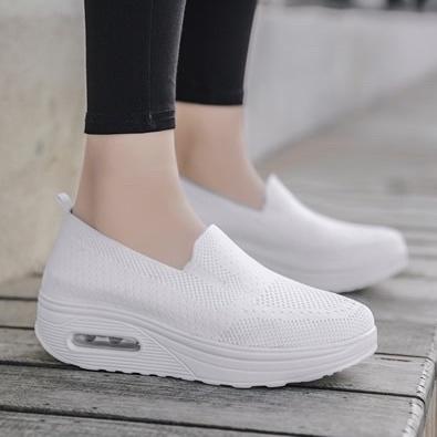 GROSIRTAS "FREE BOX" LV0075 Sepatu Sneakers Wanita Import Kanvas Sepatu Wanita Rajut