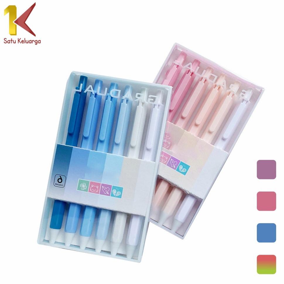 

Satu Keluarga Pulpen Gel Mekanik 6IN1 Motif Polos Warna Pastel Gaya Korea A48 Pena Cair 0.5mm / Alat Tulis Perlengkapan Sekolah Pena Rainbow Import
