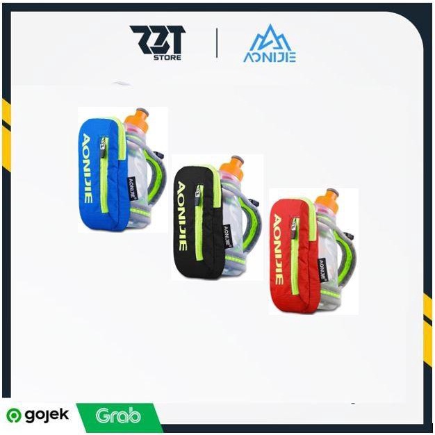 Terlaris Aonijie E907 Running Hand Bottle Grip Bonus Botol 250 Ml - Orange