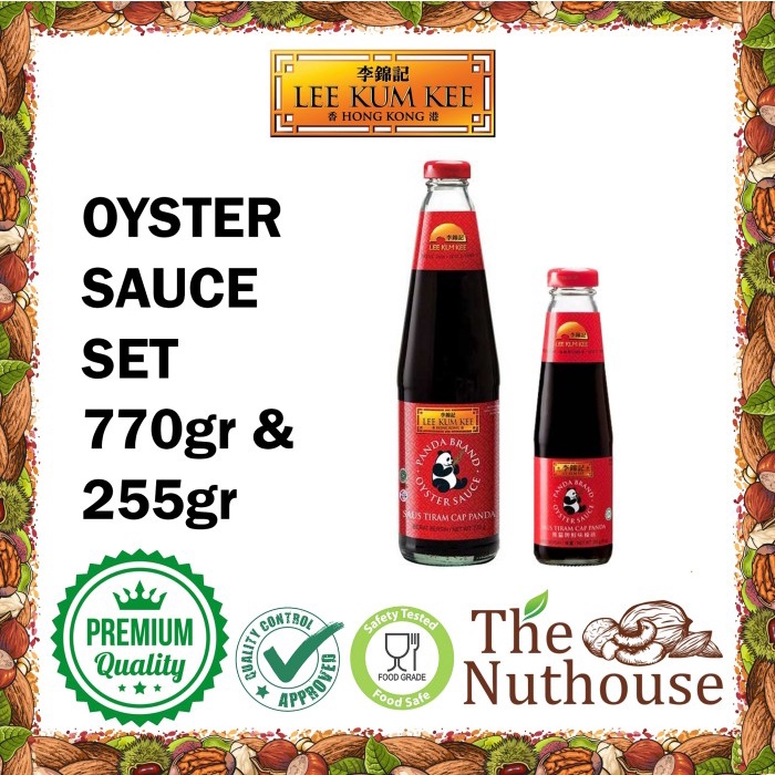 

Lee Kum Kee Oyster Sauce / Saus Tiram Cap Panda 770gr + 255gr [Halal]
