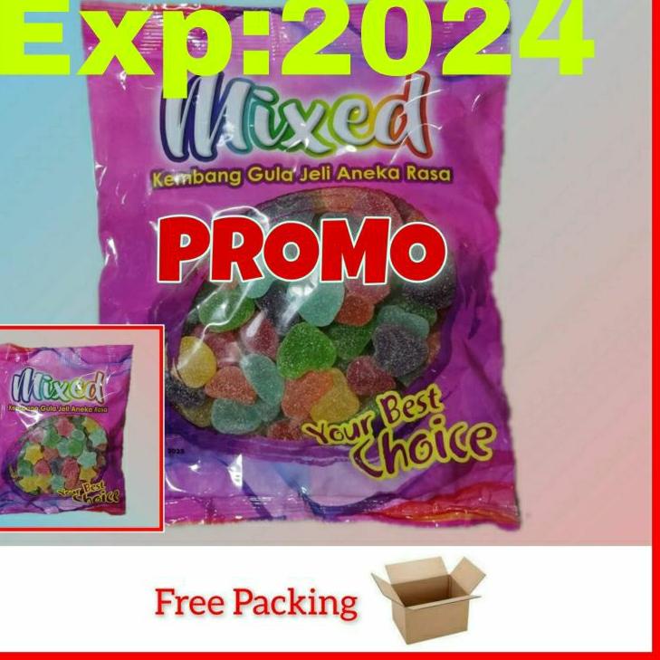 

Promo | FG2 | Jelly Waisun 1kg /jelly Malaysia/waisun jelly/kembang gula jelly/mixed
