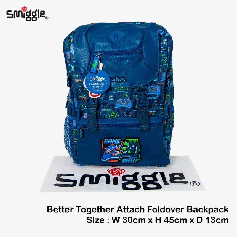 Tas smiggle  mirror quality Foldover/Smiggle better together attach Foldover backpack