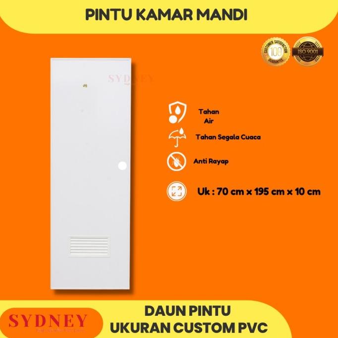 Daun Pintu Pvc Kamar Mandi Pvc Tebal Polos Custom - Sydney Deraffit