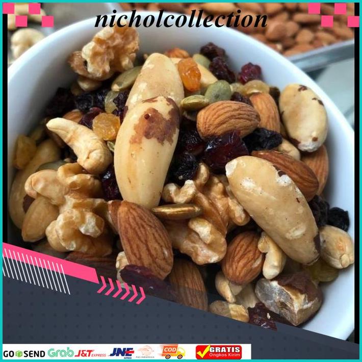 

HEALTHY TRAILMIX PLUS MAKANAN SEHAT CAMILAN SNACKSEHAT KACANG KACANGAN BEST QUALITY