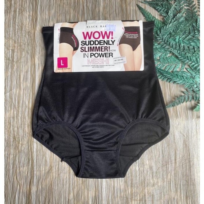 Korset PIERRE CARDIN BLACK RARA PANTY KORSET / CELANA DALAM KORSET WANITA - Hitam, L(G1H0) Stagen Ko