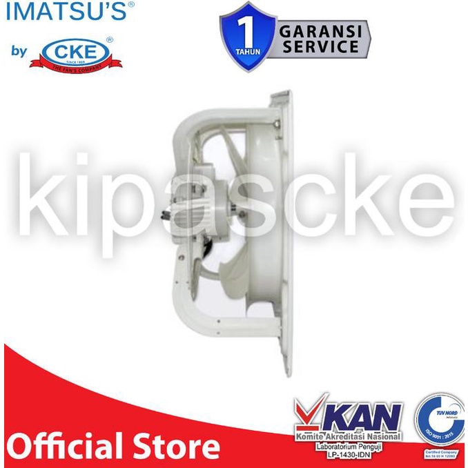 Imatsu Exhaust Fan Low Noise 10 Inch Exhaust Dinding Blower Gedung