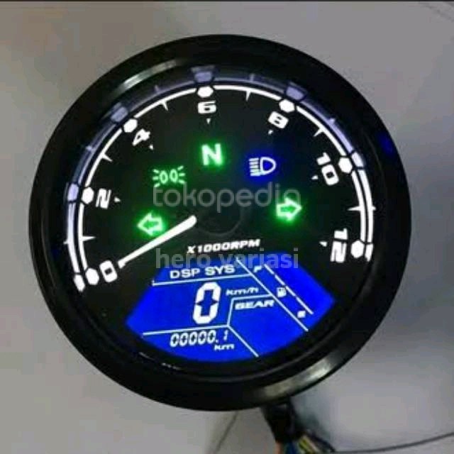 Speedometer Babon Digital Custom Semua Motor