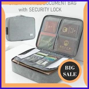 

TAS DOKUMEN ORGANIZER BAG WITH SAFETY LOCK SECURITY WATERPROOF DREAM
