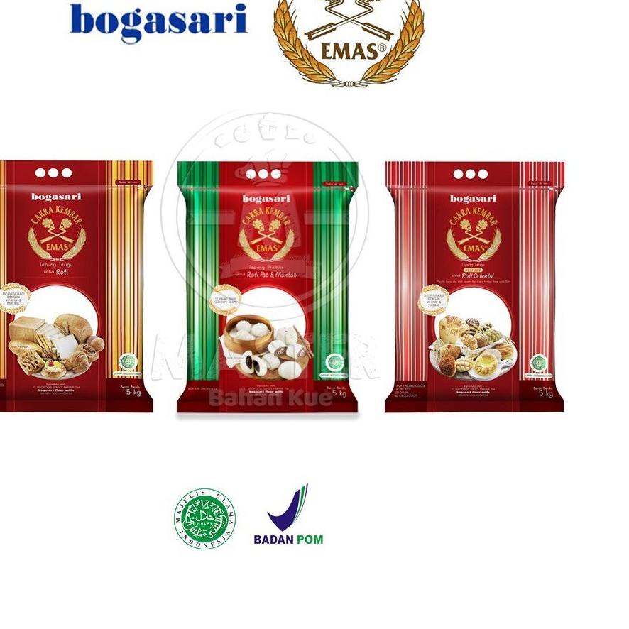 

Discount⭐✅Tepung Cakra Kembar Emas 5kg KEMASAN ASLI PABRIK