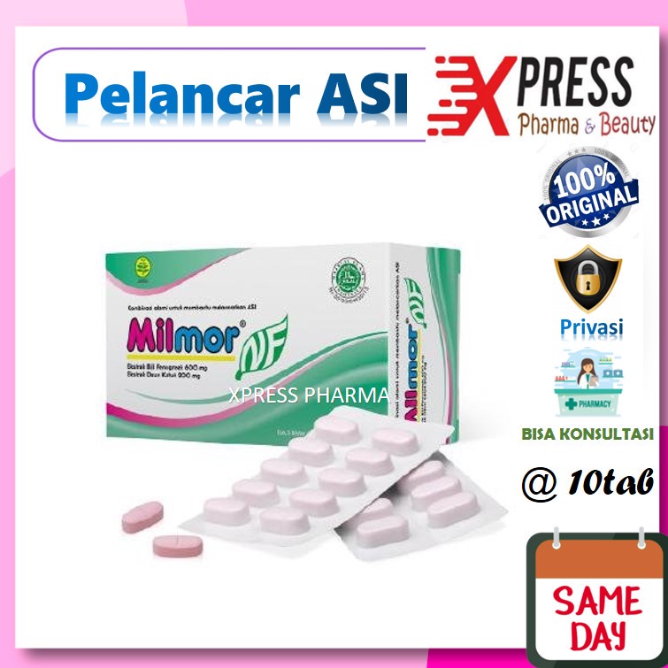 XPRESS  MILMOR NF 10 Tablet Pelancar Lancar ASI Vitamin Menyusui Zr