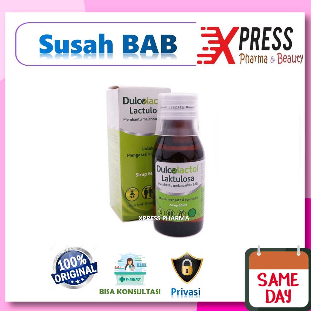 ⚡XPRESS⚡ Dulcolactol Dulcolax Sirup Sembelit Anak Balita 60 mL