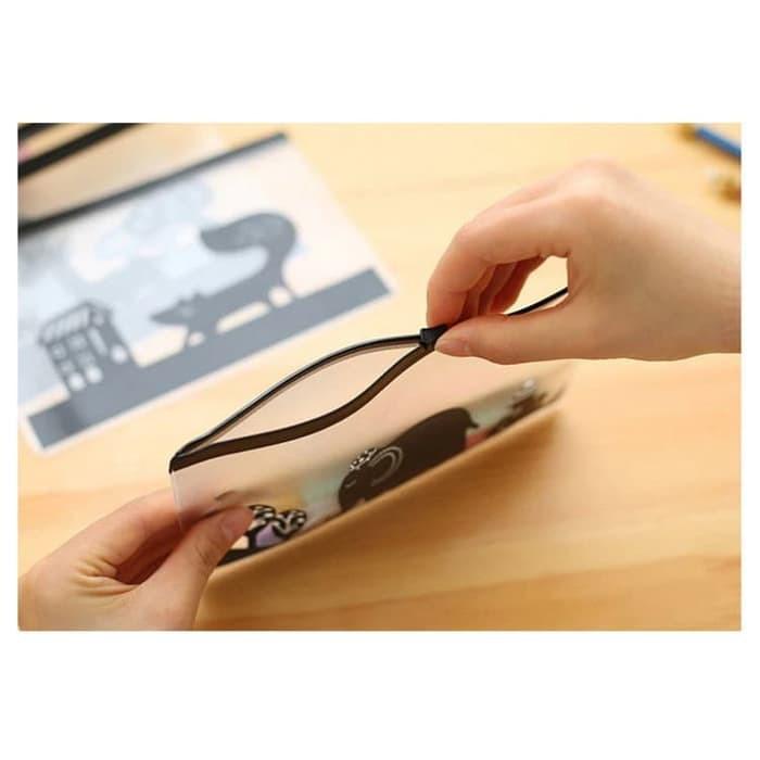 

CIVETO TP0035 Tempat Pensil Cool Animal Transparan