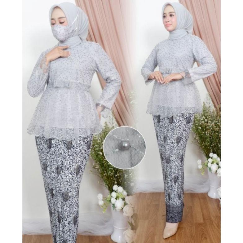 Set Kebaya Marsha/Kebaya Wisuda/Kebaya Nikahan/Seragam Nikahan/Baju Lamaran