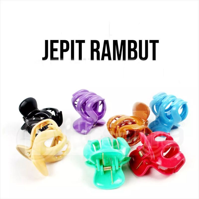 (3cm) Jepit Rambut /JEDAI Jepitan Rambut 3cm Bahan Tebal / Jepitan Badai Jedai murah JEPIT RAMBUT MURAH