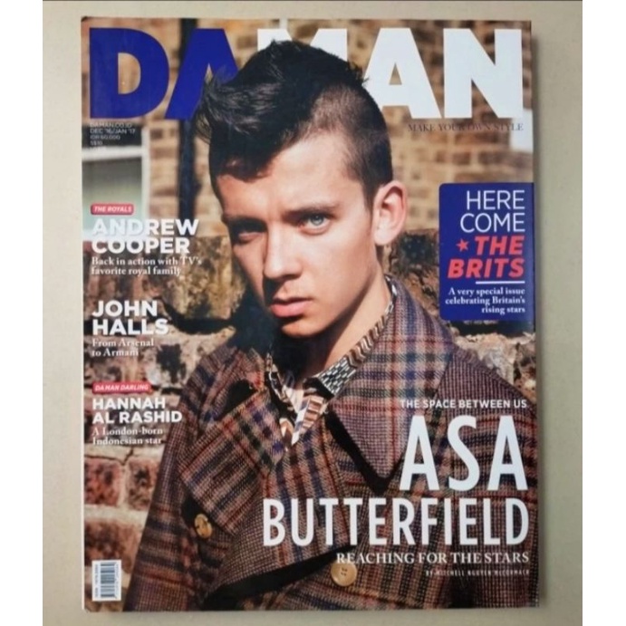 Majalah DAMAN Desember 2016 - Asa Butterfield - Hannah Al Rashid