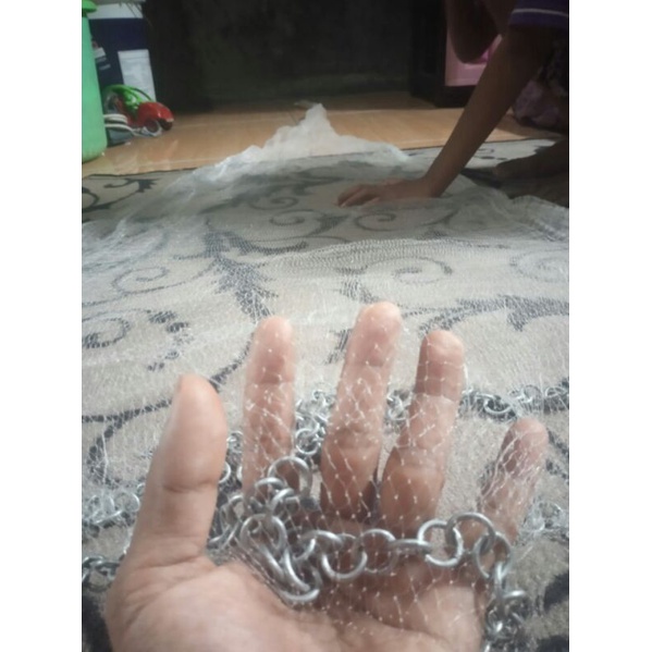 jala ikan wader 1/2 inci 2m sampai 3m