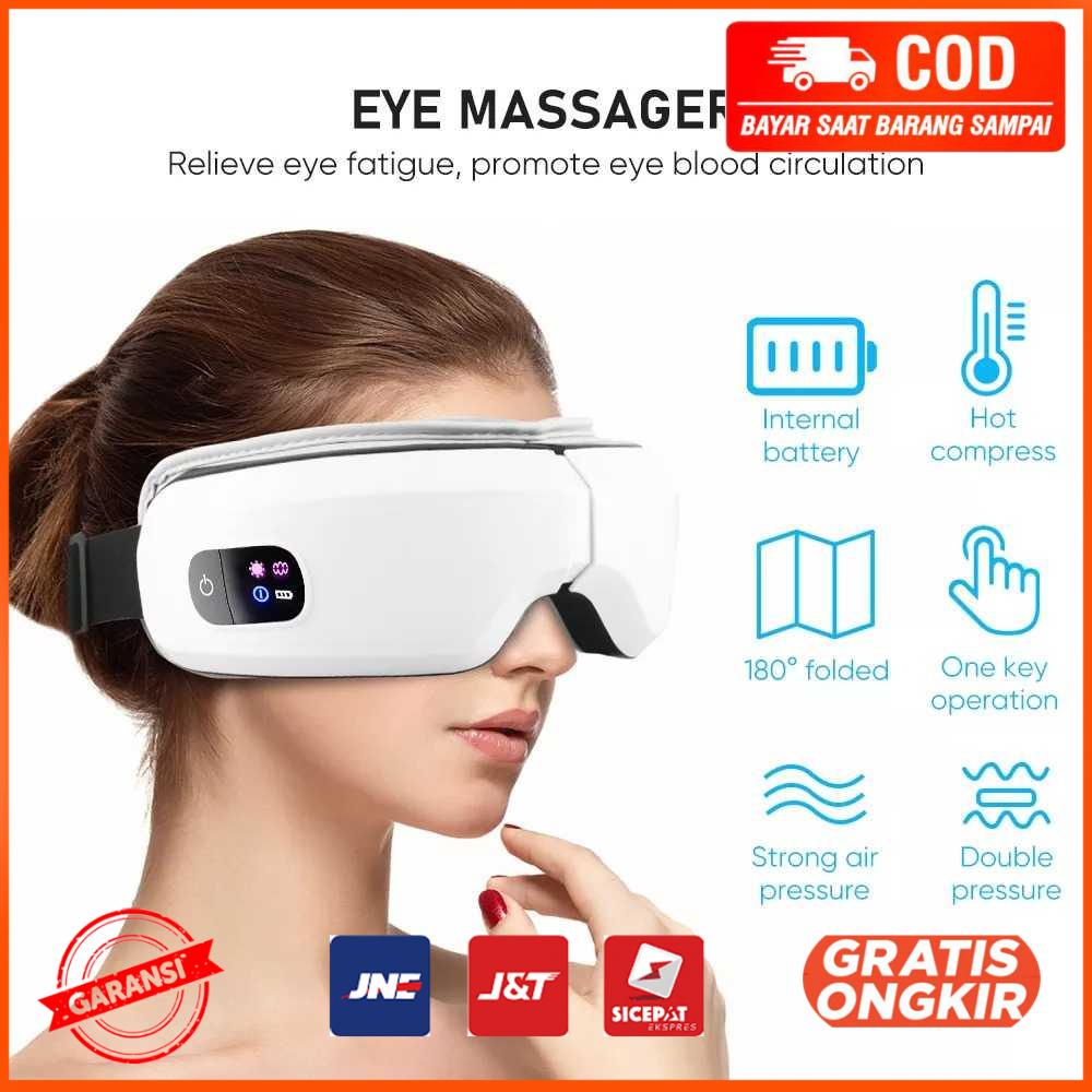 Alat Pijat Mata Elektrik Hot Compress Vibration Eye Massager M01