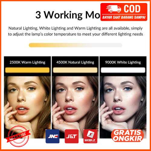 APEXEL Lampu Monitor Bar Light Fotografi Video 3 Color - APL-FL06