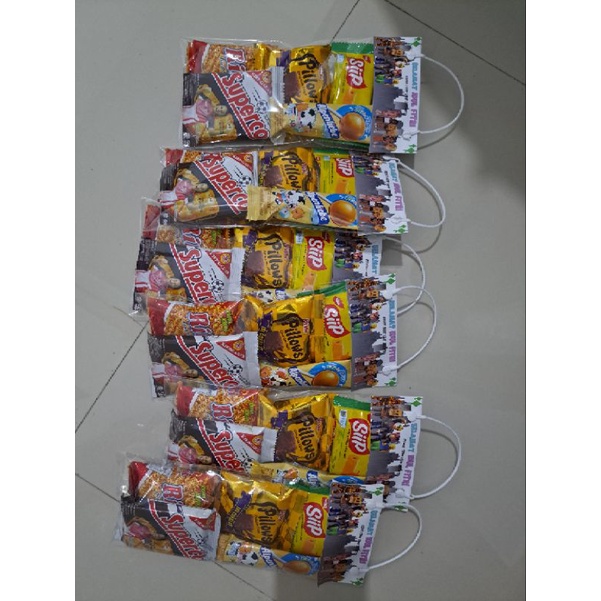 

Paket souvenir hampers snack ultah/syukuran/khitanan Anak MURAH