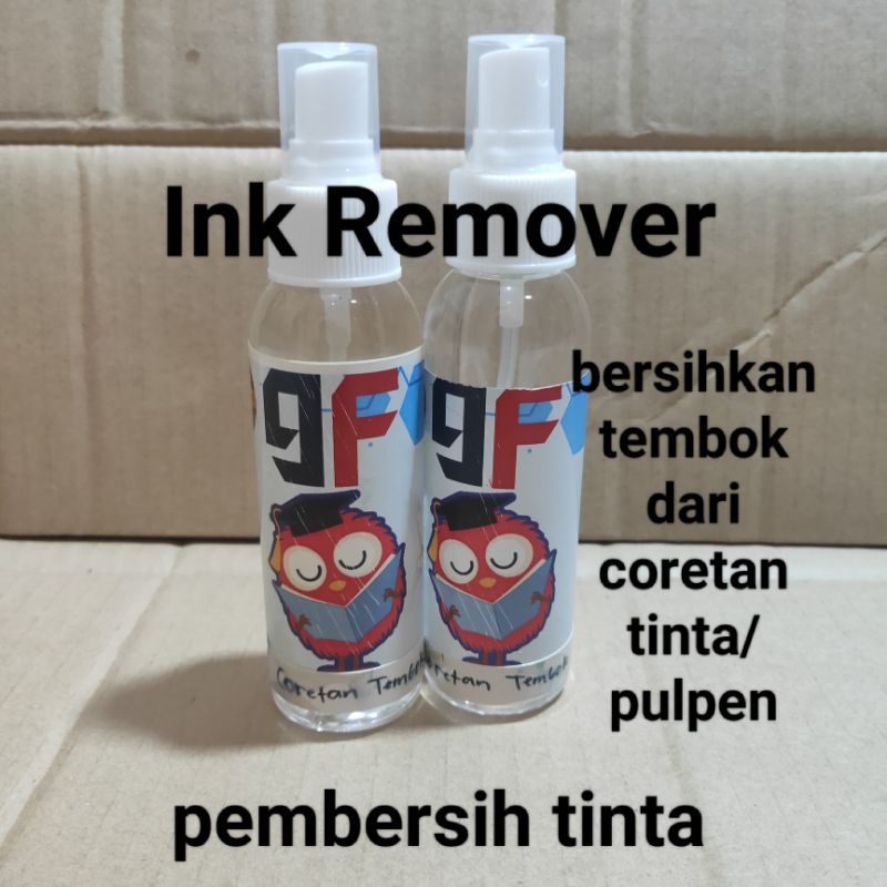 

ink remover penghapus tinta permanen membersihkan tembok dari coretan pulpen tinta 100ml