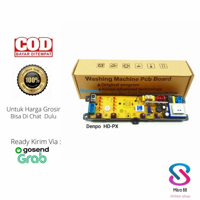 Modul Pcb Mesin Cuci Denpoo Dwf-093Ht Dwf093Ht 4 Tombol Pengaturan