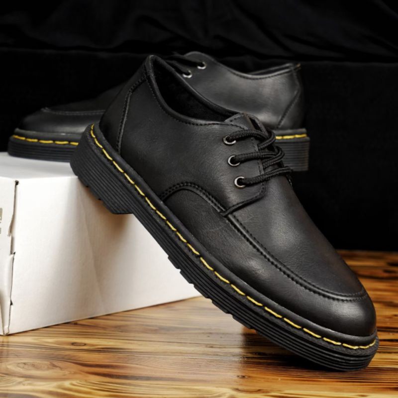 WOLF gogeta - Sepatu Pantofel Formal Docmart Low Boots Kerja Pria