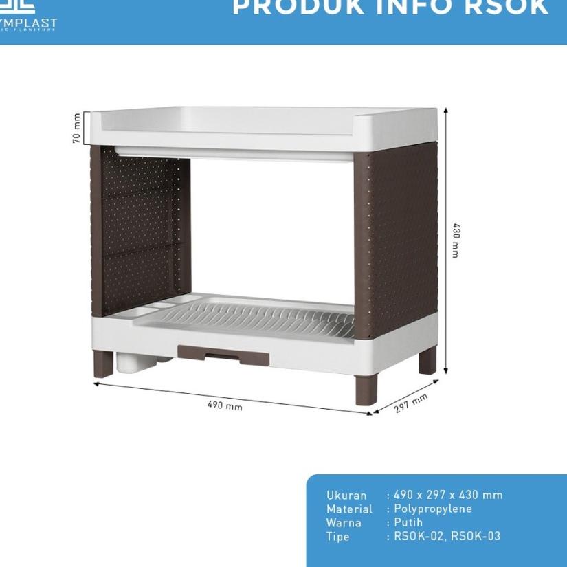 Sedang Laris Rak Piring Olymplast Susun 2 RSOK 2 Olymplast Rak Gelas Olymplast Rak Plastik Olymplast